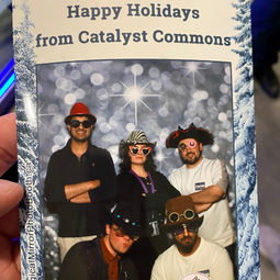 MBET students at Catalyst Commons holiday party