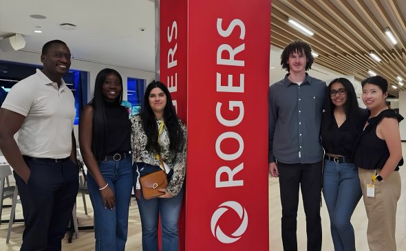 MBET Corporate Innovation Project team at the Rogers HQ office in Toronto.
