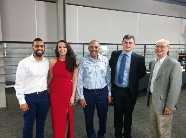 Prof. Wayne Chang with MBET students