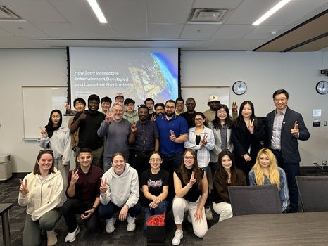 MBET students in Professor Victor Cui's BET 607 class.