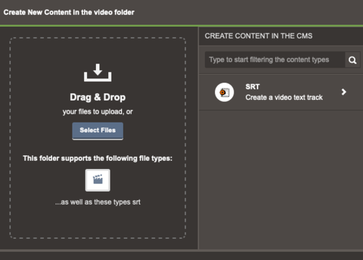 drag-and-drop video file(s)
