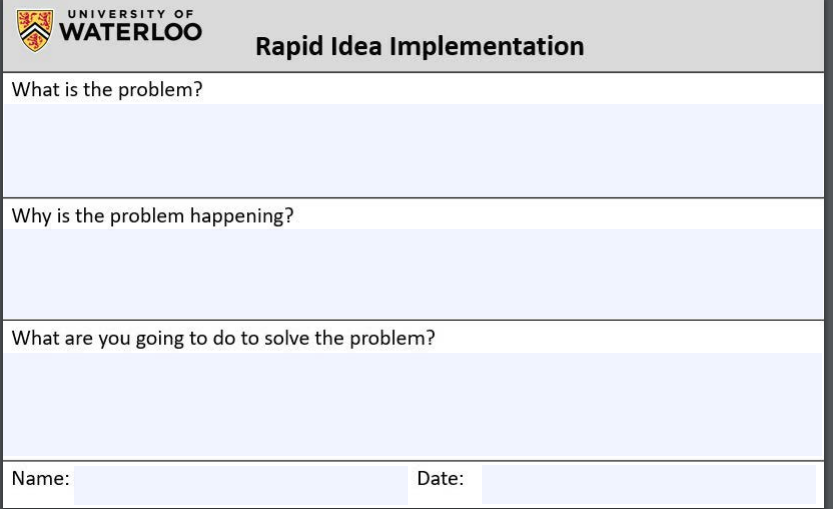Rapid Idea planner