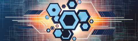 3D generated image of Quantum computer abstract details