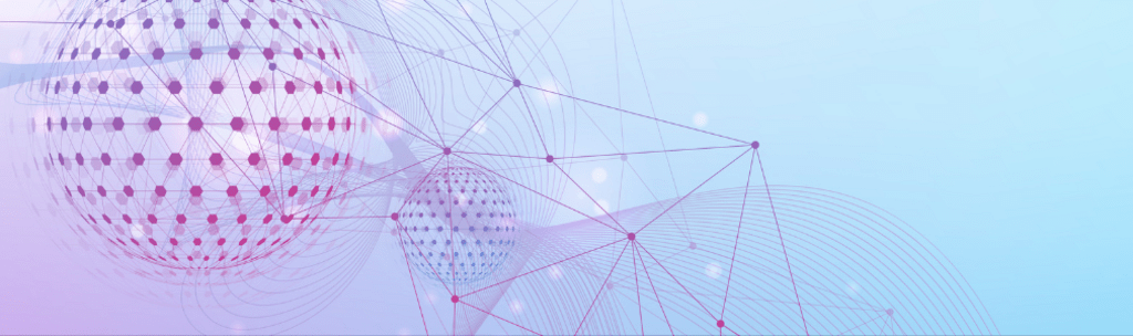 Vector illustration of AI quantum computer technology concept