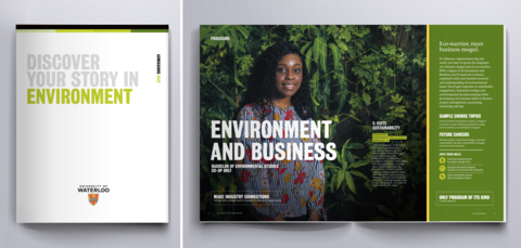 Faculty brochure for Environment