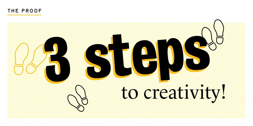 3 steps to creativity