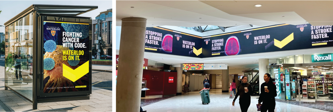 Samples of the campaign out in the world
