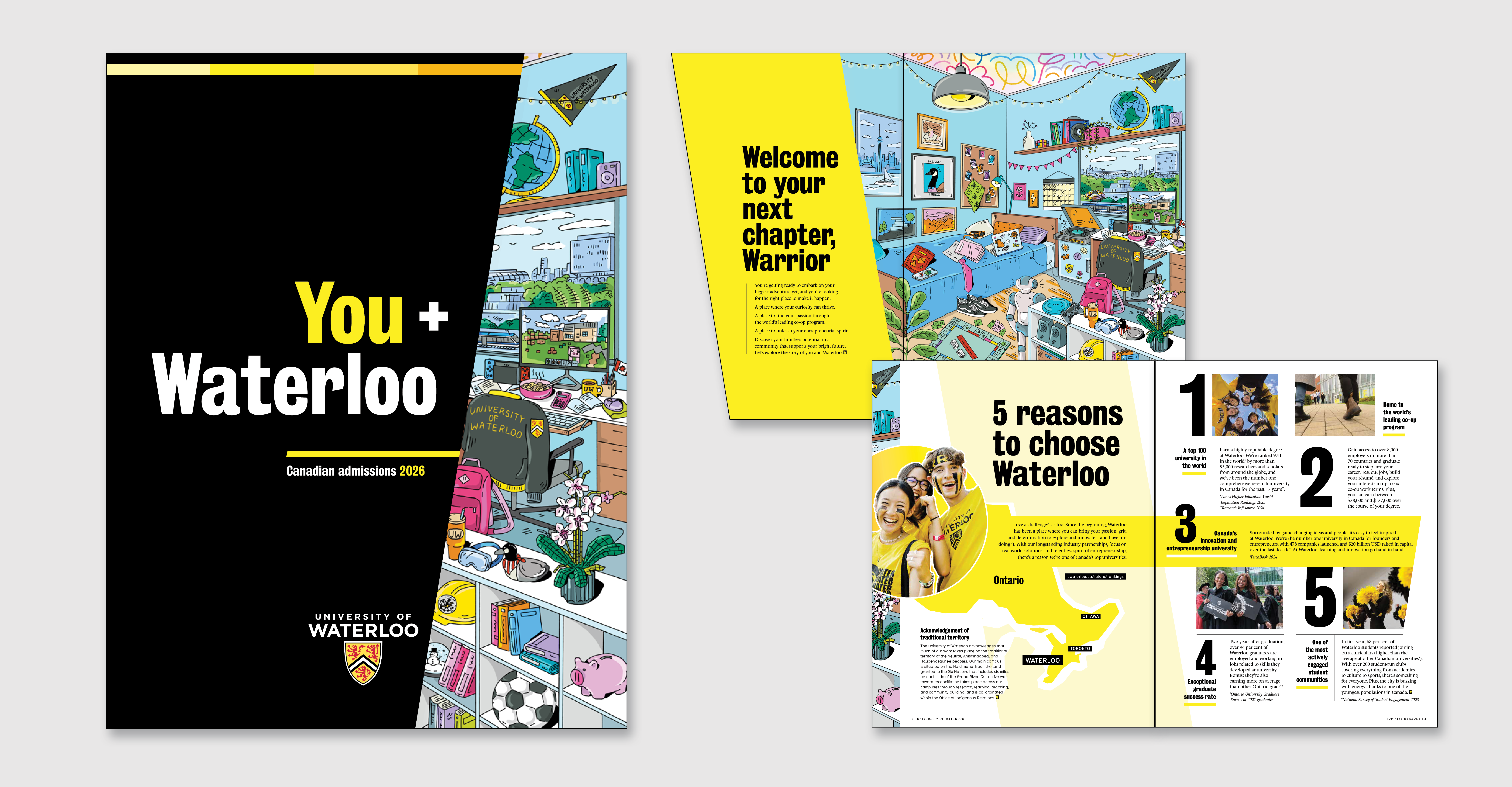 You+Waterloo, find your path – domestic print admissions viewbook