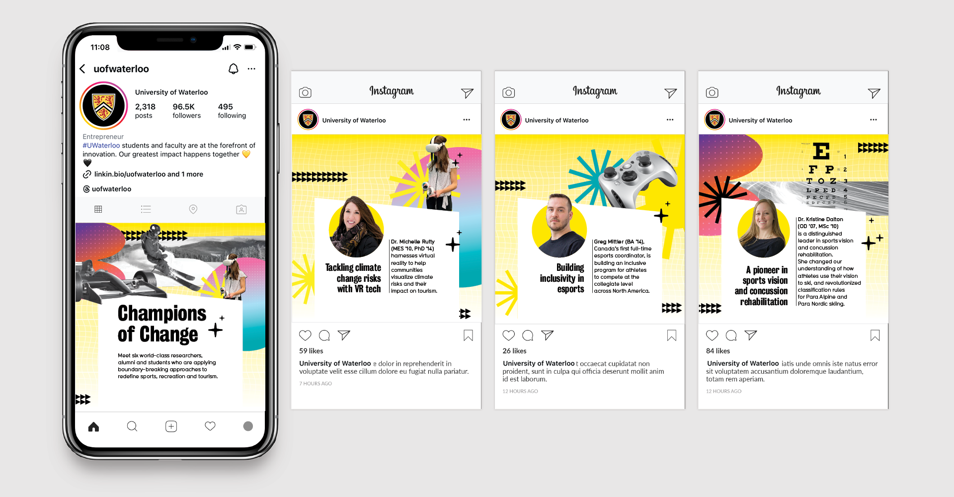 Alumni Magazine Mobile designs
