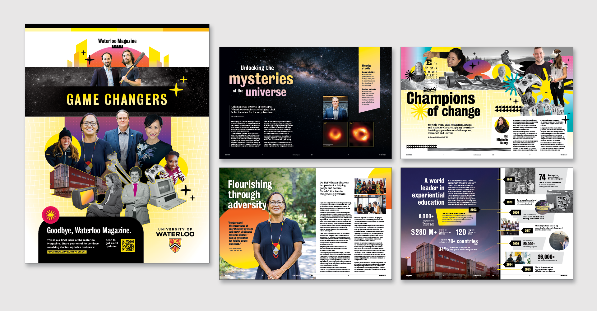 Alumni Magazine Print designs