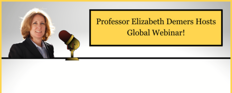 Professor Elizabeth Demers Hosts Global Webinar HP Banner