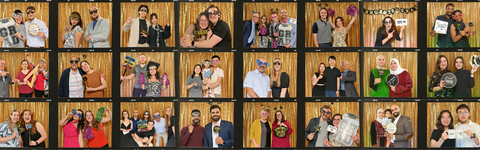 PhD celebration photobooth collage