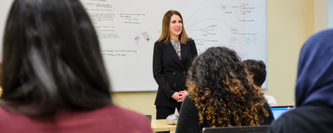 Students in a lecture