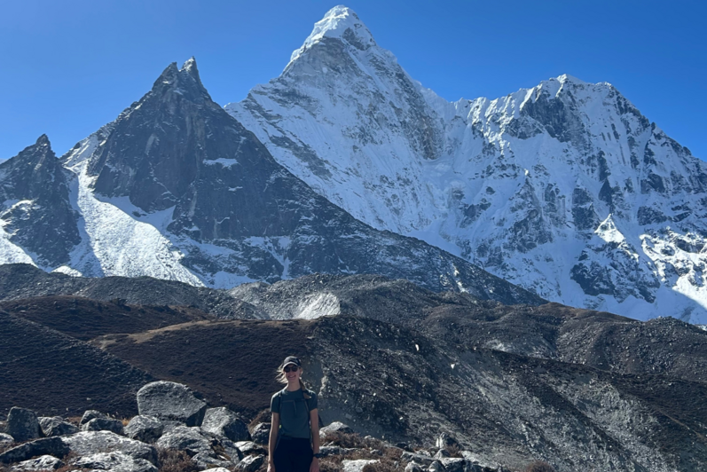Kate Manninger in the Himalayas