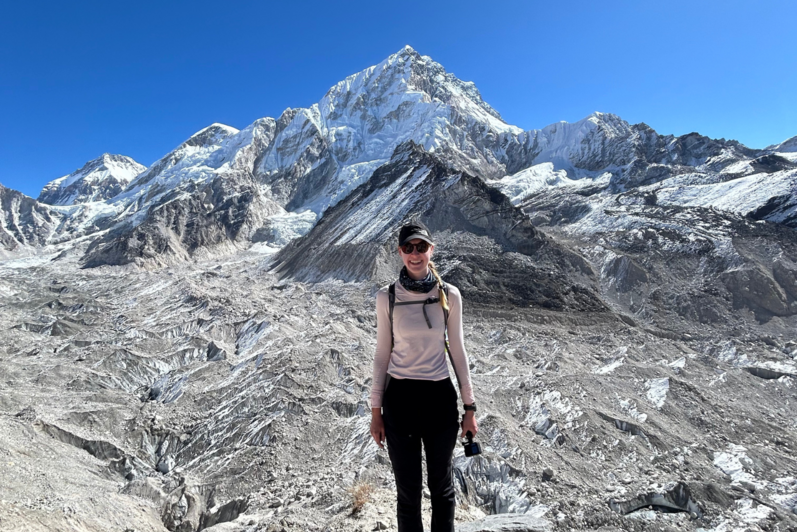 Kate Manninger in the Himalayas