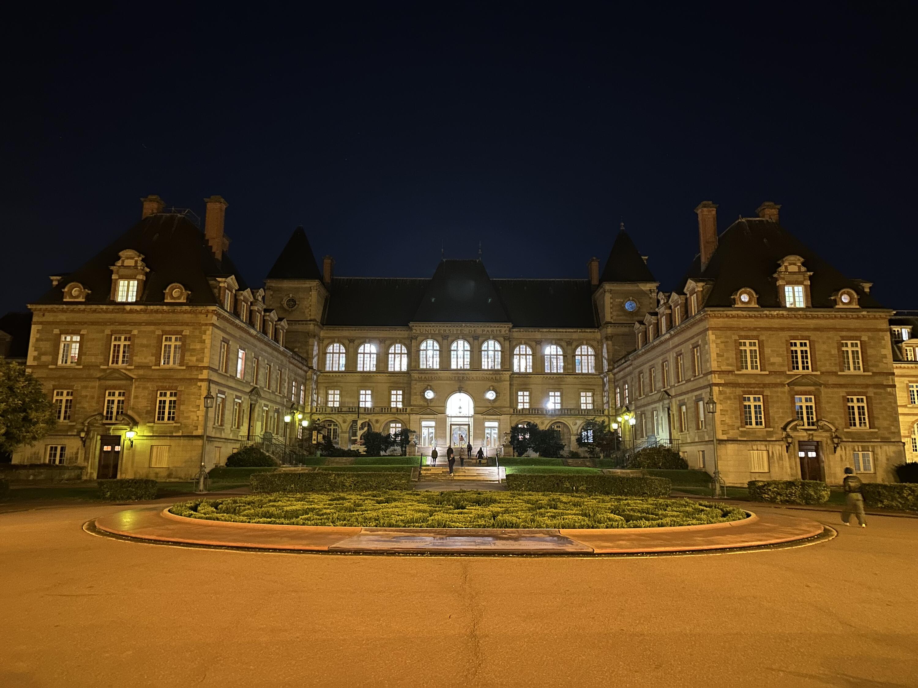 Outside of palace in France