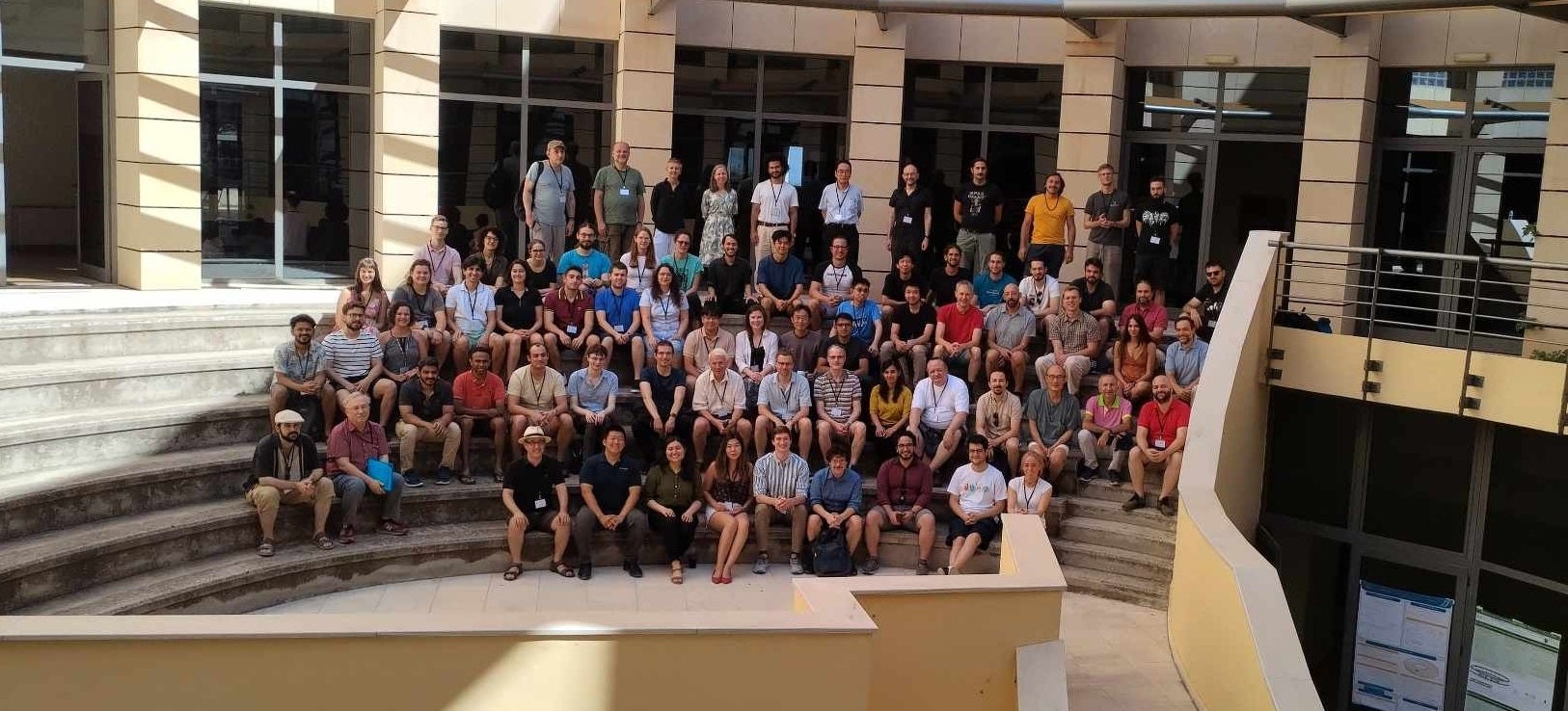 Rick Perche and colleagues at work