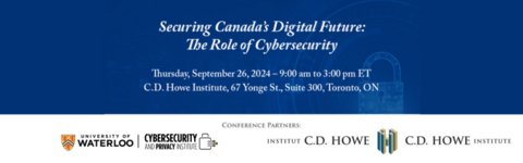 C.D. Howe and CPI to host policy conference on Securing Canada's Digital Future on Thursday, September 26, 2024