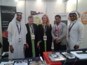 Waterloo's delegation at last year's Saudi education event.