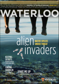 Latest issue of Waterloo magazine.