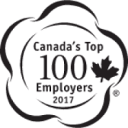 Canada's Top 100 Employers 2017 logo.