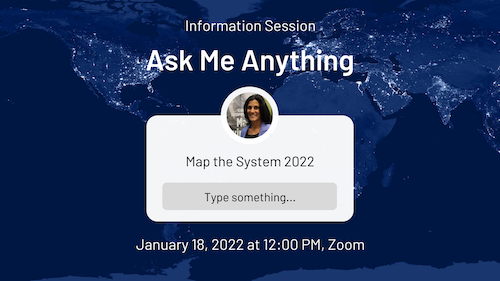 Map the System Information Session Banner - ask me anything.
