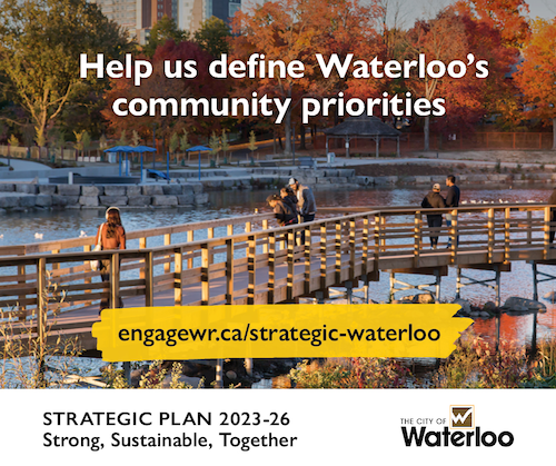 City of Waterloo strategic plan banner.