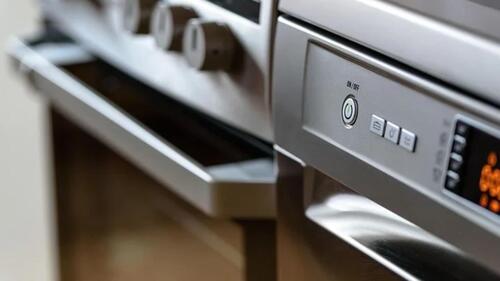 A close-up image of kitchen appliances.