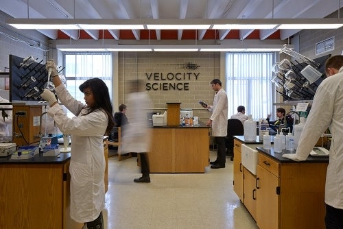 The Velocity Science lab.