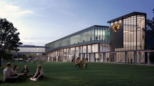 An artist's rendering of the SLC and PAC expansion.