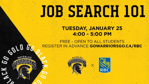 Athletics and RBC Job Search 101 banner image.