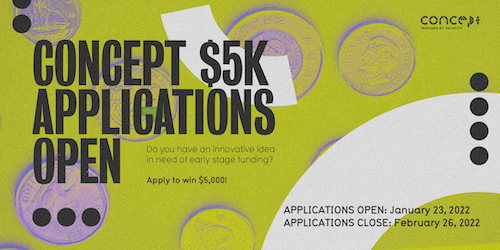 Concept $5K application banner