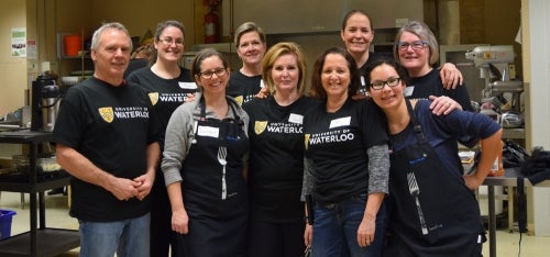 Waterloo Pharmacy volunteers with Ray of Hope staff.