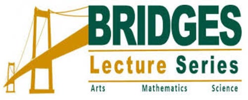Bridges Lecture Series banner showing a stylized suspension bridge.