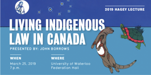 Living Indigenous Law in Canada banner image.