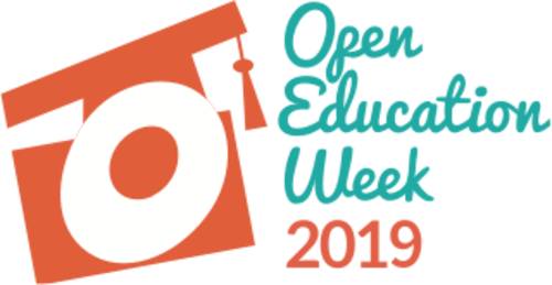 Open Education Week 2019 banner.