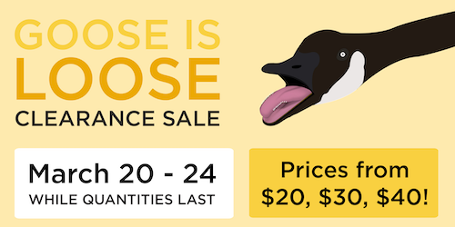 Goose is Loose banner image for March 20-24, 2023.