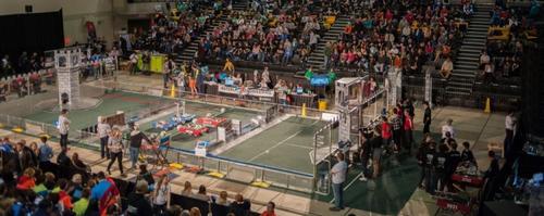 FIRST Robotics competition in the PAC.
