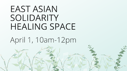 East Asian Solidarity Healing Space banner