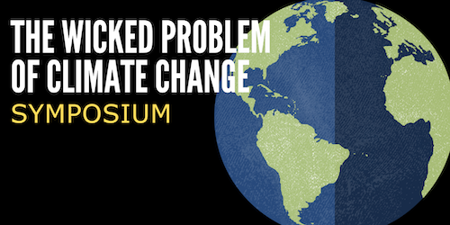 The Wicked Problem of Climate Change banner image showing the planet Earth.
