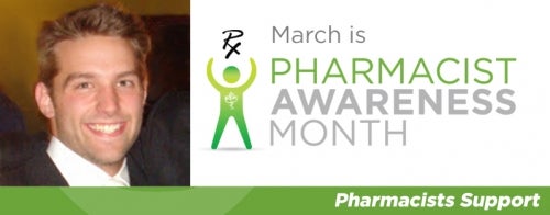 Anthony Amadio smiling. March is Pharmacist Awareness Month. Pharmacists Support.