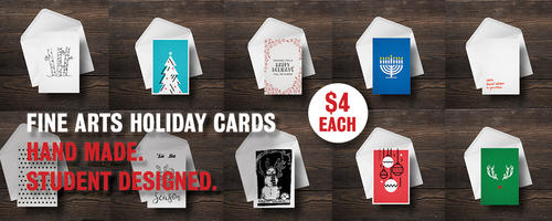 A Holiday Card banner showing a number of different holiday cards.