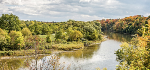 An image of the Grand River.