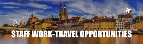 Staff Work Travel Opportunities banner.