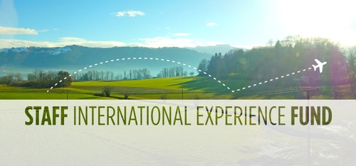 Staff International Experience Fund banner image.