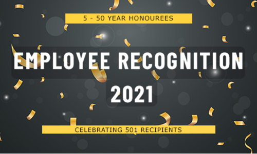 Employee Recognition 2021 banner image.