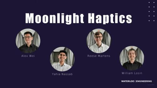 The members of Team Moonlight Haptics.