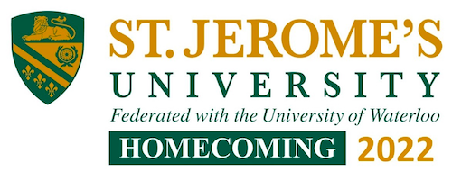 St. Jerome's University homecoming banner.
