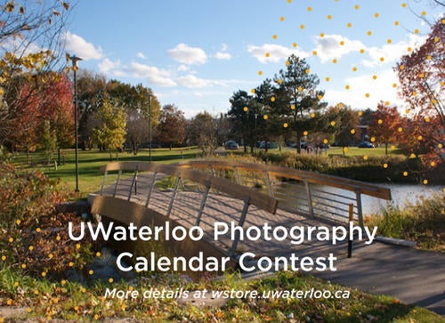 The University Photography Calendar Contest banner, showing a campus vista.