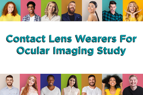 Banner image for Contact Lens Wearers for Ocular Imaging Study